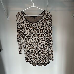 Dynamite Animal Print Blouse